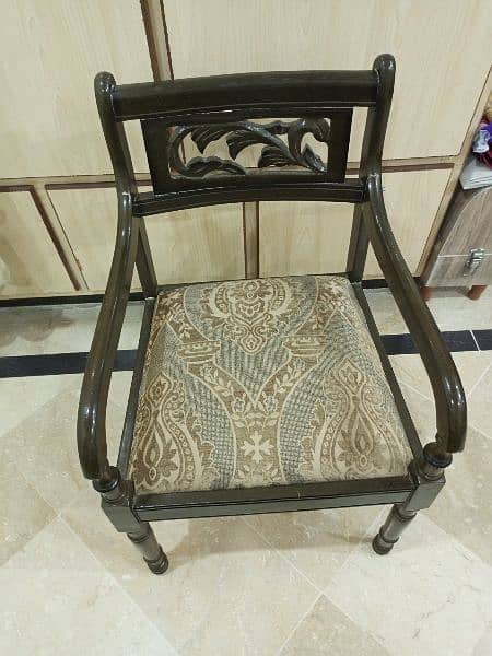 Solid Wood chairs 2pcs 3