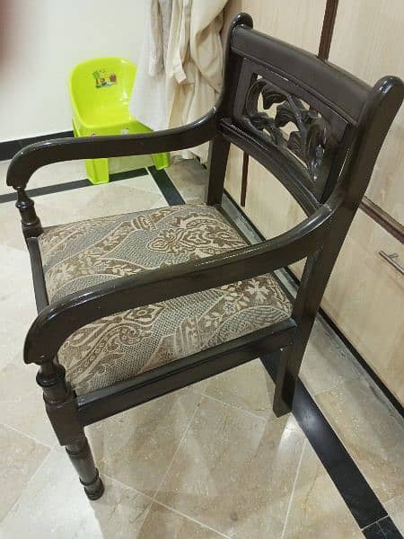 Solid Wood chairs 2pcs 4