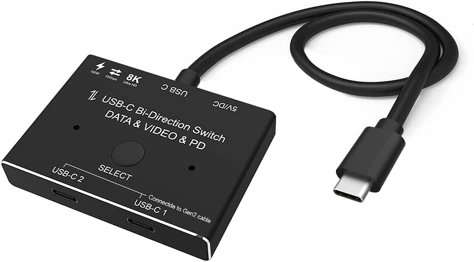 ZMUIPNG 10in1 type c USB-C HUB to HDMI +RJ45+VGA+USB2.0+ USB3.0 x2+SD 6
