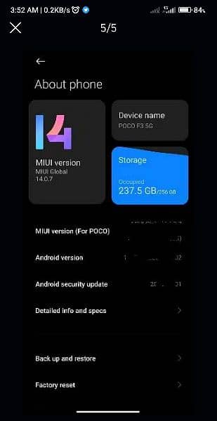 Xiaomi Poco F3 5G 8+5GB/256GB 10/10 Condition 2