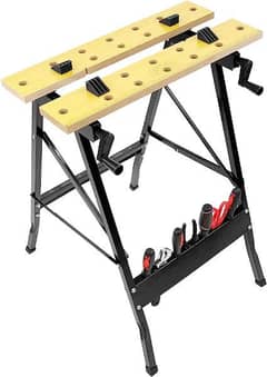 Amazon Branded Folding Workbench, MultiPurpose Portable Work Benches