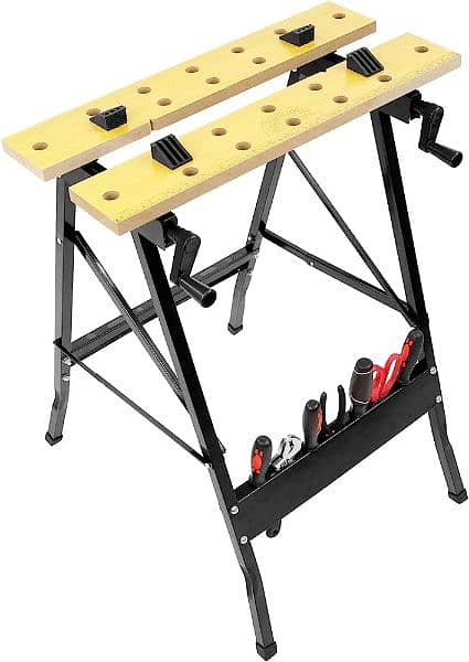 Amazon Branded Folding Workbench, MultiPurpose Portable Work Benches 0