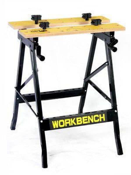 Amazon Branded Folding Workbench, MultiPurpose Portable Work Benches 1
