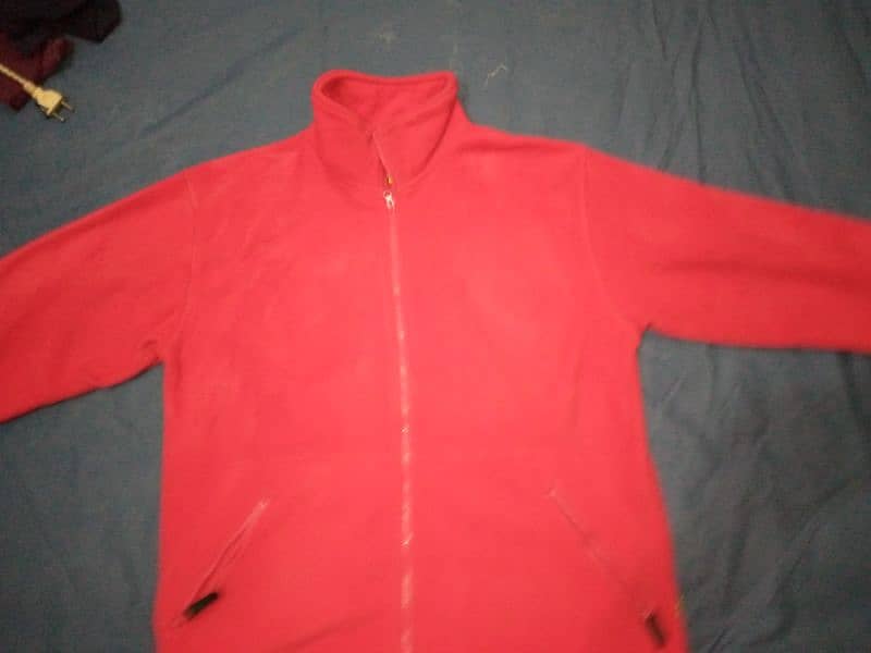 Red Furry Jacket Imported Mint Condition 1