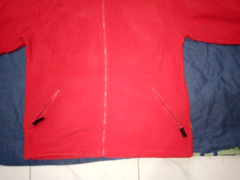 Red Furry Jacket Imported Mint Condition 3