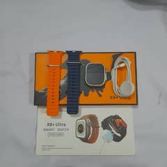 X8 ultra smart watch with 2 streps