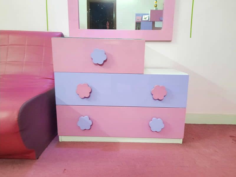 Girls' bedroom full furniture set 2
