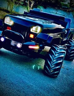 Wrangler jeep fully modified 0