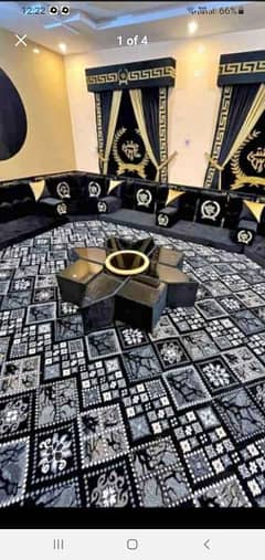 majlis sofa/Arabic Majlis/Hujra Bethak/Curtains/running foot3044333349