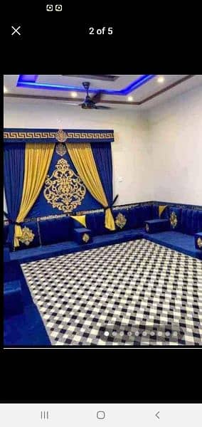 majlis sofa/Arabic Majlis/Arbi Sofa/ running foot 03044333349 2