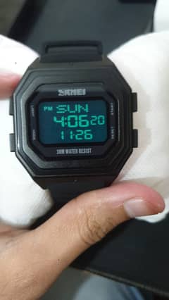 Original Skmei watch sports, Black, 30M Water Resistant