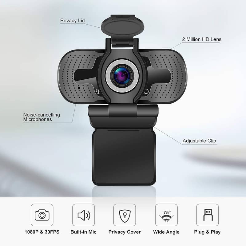 4K Web cam With Microphone,8 Megapixel,with Sony CMOS image sensor 9