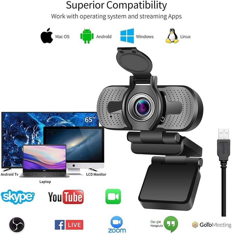 4K Web cam With Microphone,8 Megapixel,with Sony CMOS image sensor 14