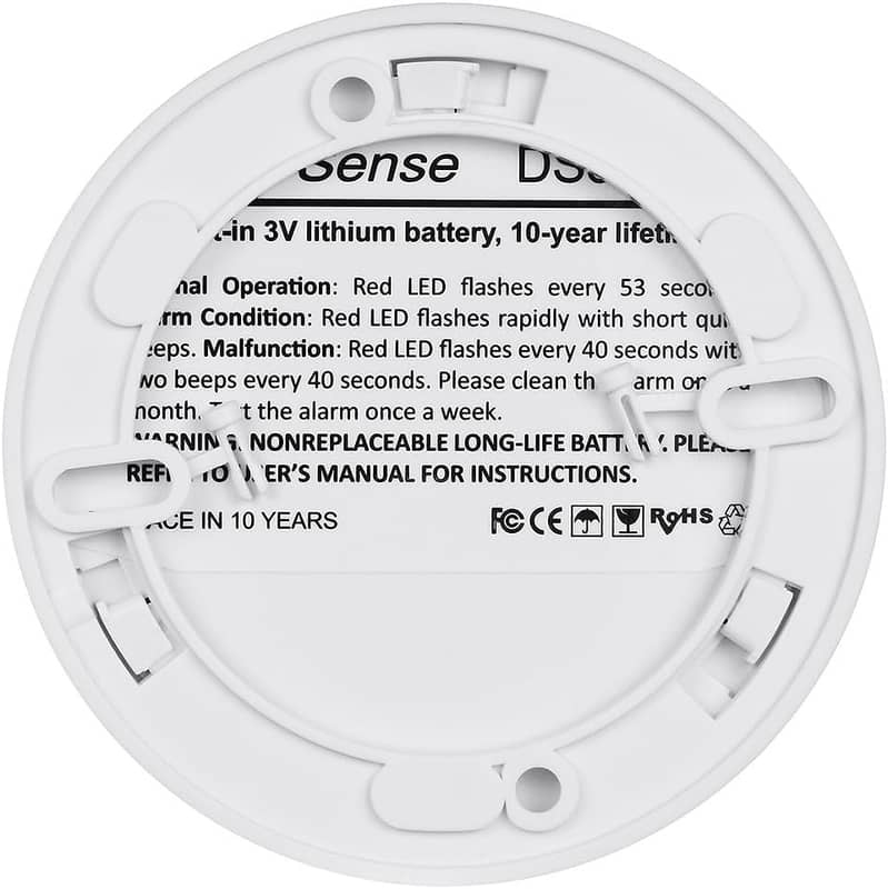 X-SENSE DS32 HOME SMOKE DETECTOR FIRE ALARM 10-Year Battery Life 2