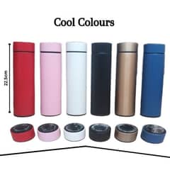 temperature water bottle, smart thurmos, hot and cold water bottle 0