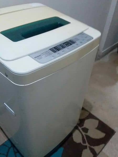 Haier Washing Machine Automaic. manual working neat & clean conditiin 5