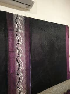 Beautiful black and purple blindes/curtains