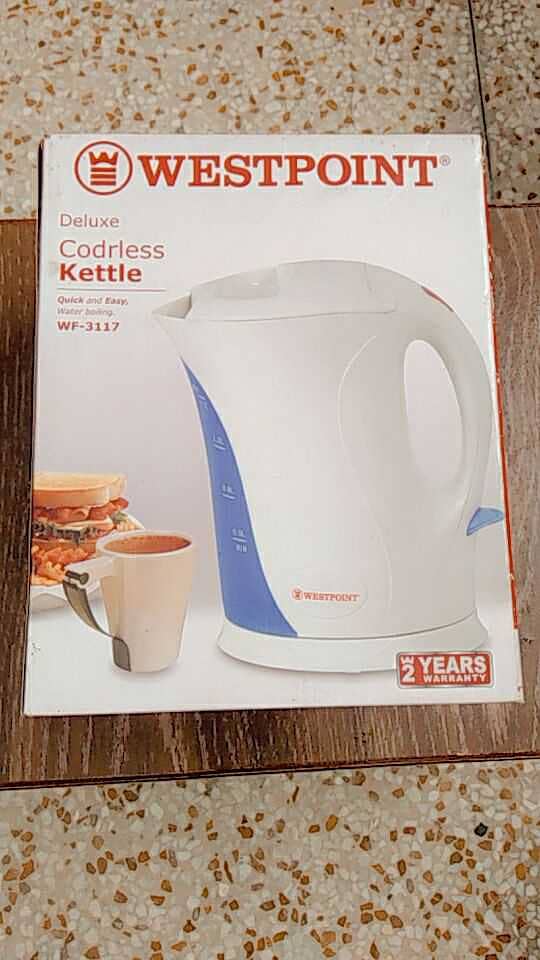 Westpoint WF-3117 Cordless Electric Kettle (FREE DELIVERY For Sialkot) 1