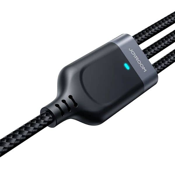JOYROOM 3.5A USB-A to Lightning + Type-C + Micro 3-in-1 Charging Cable 2