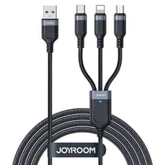 JOYROOM 3.5A USB-A to Lightning + Type-C + Micro 3-in-1 Charging Cable