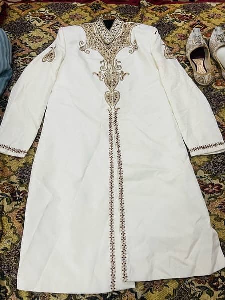 Mens Marriage Sherwani Complete Set Size Large Little Bit Used 6