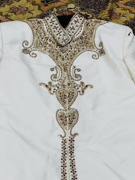 Mens Marriage Sherwani Complete Set Size Large Little Bit Used 7