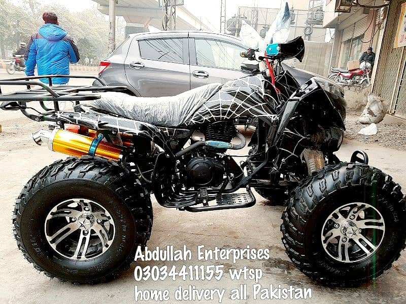 new stock quad 4 wheels 70cc 110cc 125cc 150cc delivery all Pakistan 3