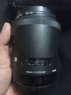Sigma 35mm f/1.4 DG HSM Art Canon Mount Crop Body Lens