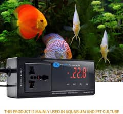 Digital LED Temperature Controller,Suction Cup Waterproof for Aquarium