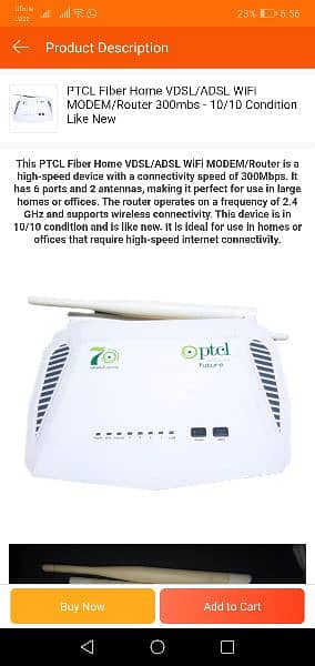 Ptcl modem vdsl - Computers & Accessories - 1080594122