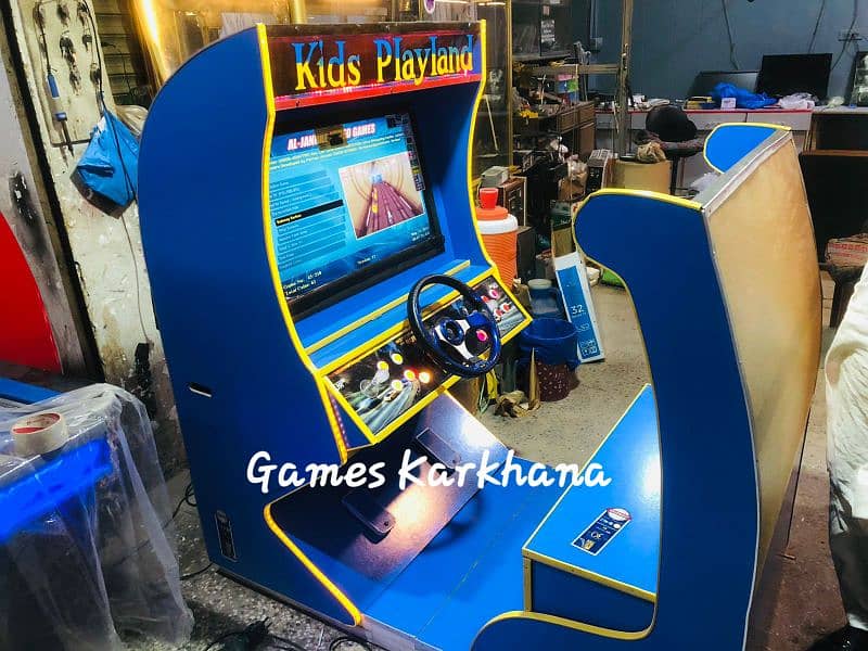 New Car Arcade video game Playland coin operating token game simulator 0