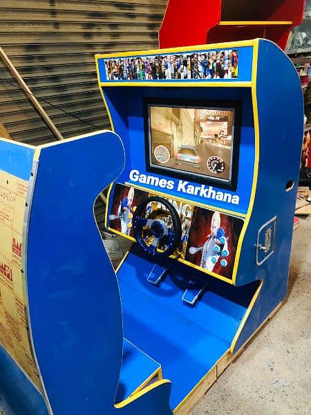 New Car Arcade video game Playland coin operating token game simulator 1