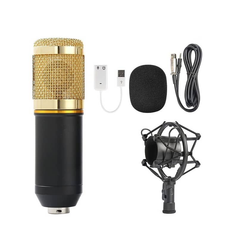 Condenser Microphone Kit – With Pop Filter & Microphone Stand 1