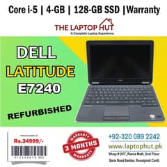 DELL | Slim Laptop | Core i5 | 16-GB | 1-TB Supported |WARRANTY LAPTOP
