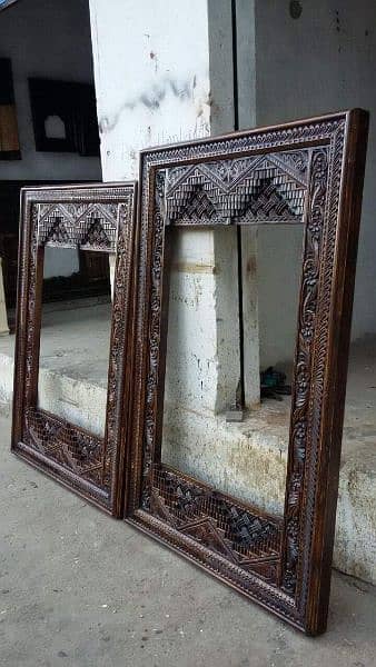 Mirror frame/ Wooden frames/ Antique frames/ Swati frame/ Chinoty fram 2