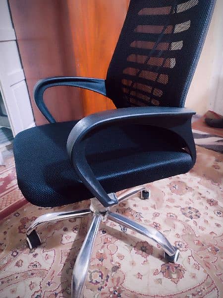 Imported Office Computer Chair with Steel base 2