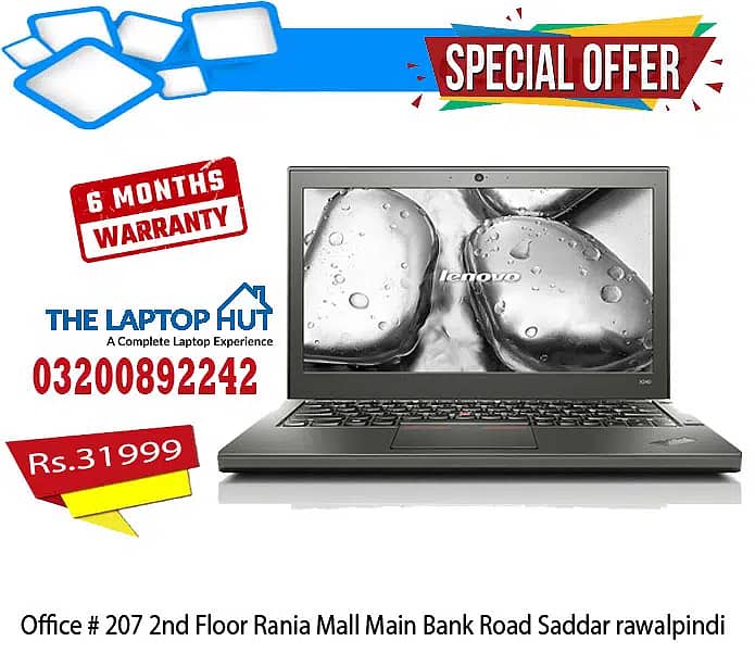 LAPTOP HUT | New Offer | 16-GB | 1-TB Supported | 6 Months WARRANTY 1