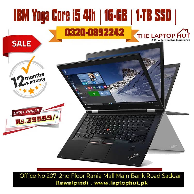 LAPTOP HUT | New Offer | 16-GB | 1-TB Supported | 6 Months WARRANTY 2