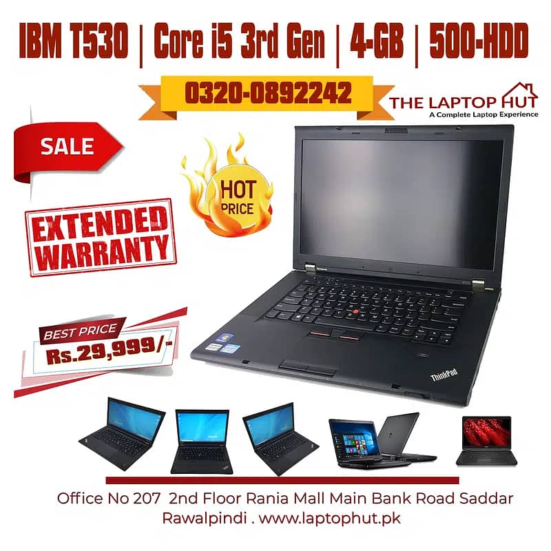 LAPTOP HUT | New Offer | 16-GB | 1-TB Supported | 6 Months WARRANTY 13