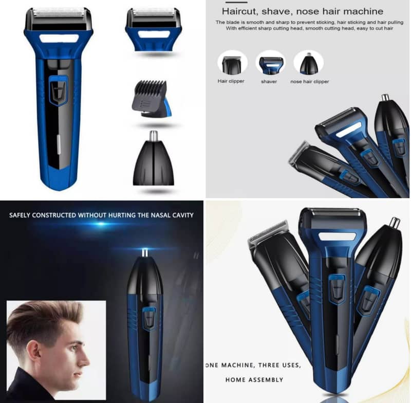 Dingling Trimmer beard hair straightener Kemei Shaver air dryer Machin 11