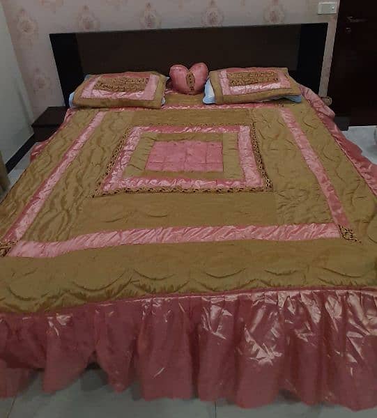 Fancy 9 pc Bridal Bed set 0