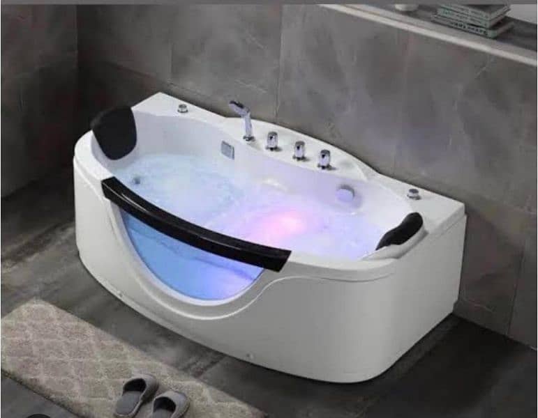 Bath tub /Jacuuzi in any colour // Pvc vanity/Jacuzzi/ Concealed tank 2