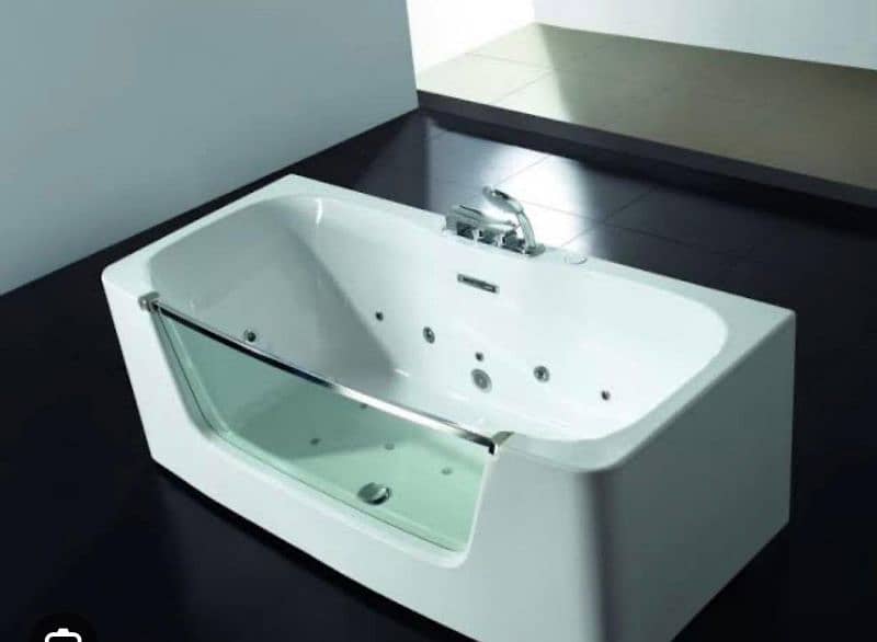Bath tub /Jacuuzi in any colour // Pvc vanity/Jacuzzi/ Concealed tank 3