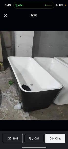 Bath tub /Jacuuzi in any colour // Pvc vanity/Jacuzzi/ Concealed tank 7