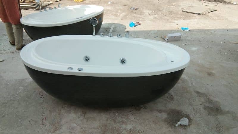 Bath tub /Jacuuzi in any colour // Pvc vanity/Jacuzzi/ Concealed tank 9
