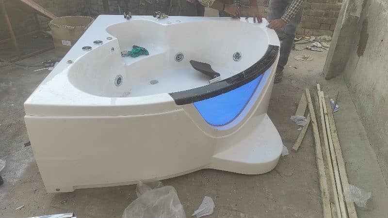 Bath tub /Jacuuzi in any colour // Pvc vanity/Jacuzzi/ Concealed tank 19