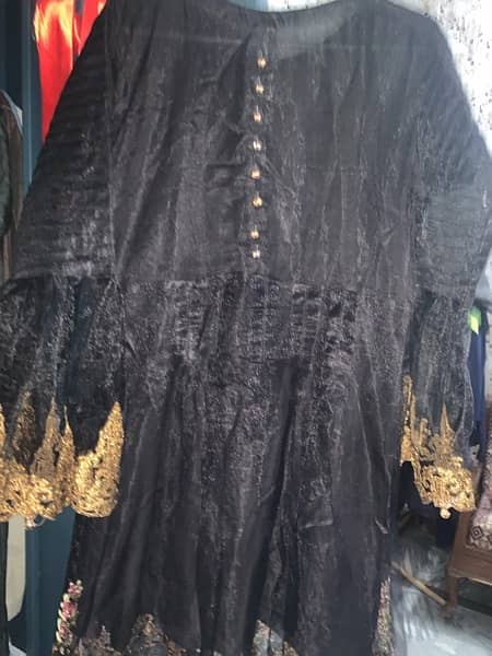 black embroidered frok 1