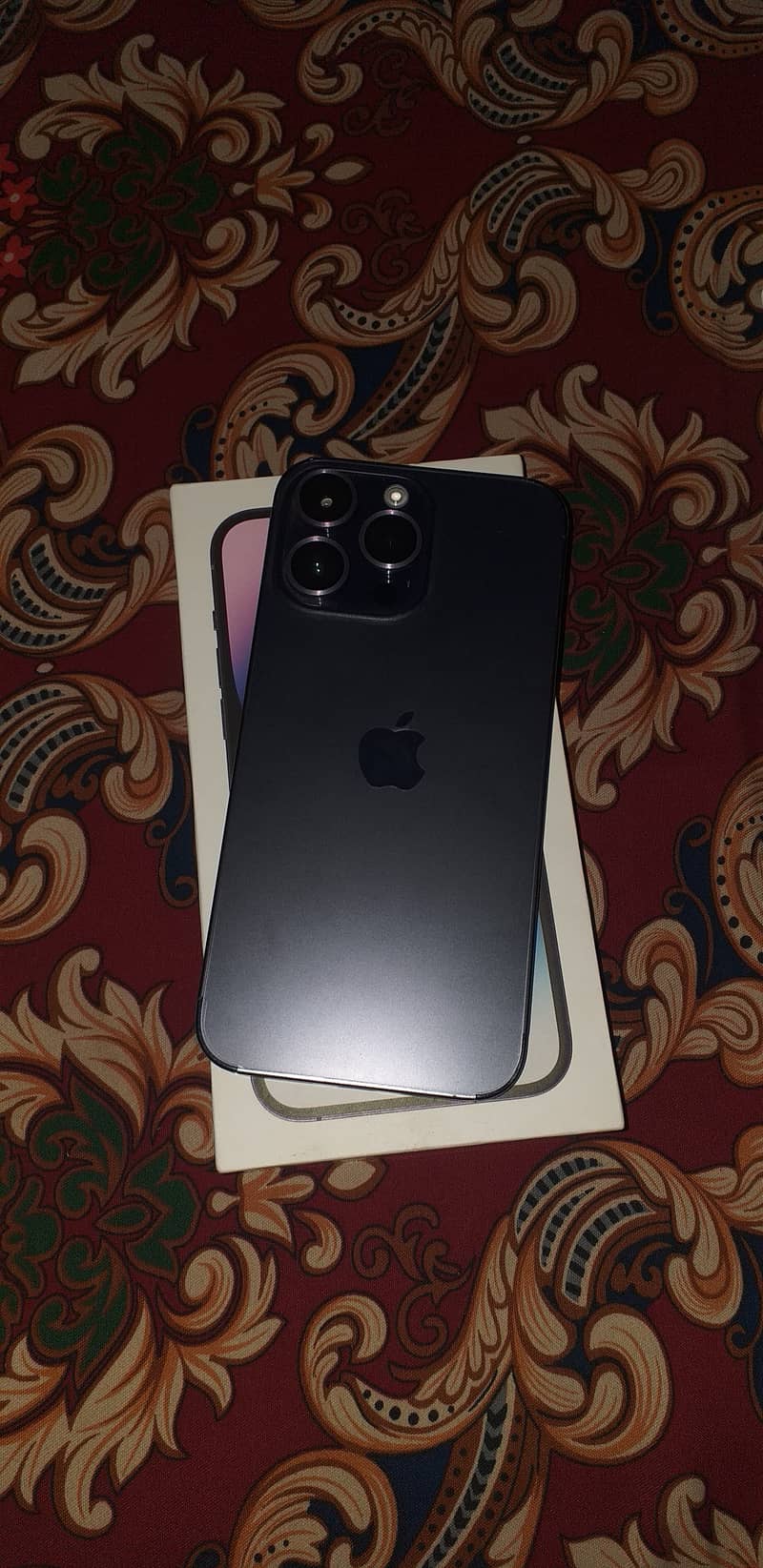 iPhone 14 Pro Max (256)GB Deep Purple LLA PTA APPROVED 0