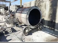 RCC pipe machine. 8ft . . 30 inch gear wali