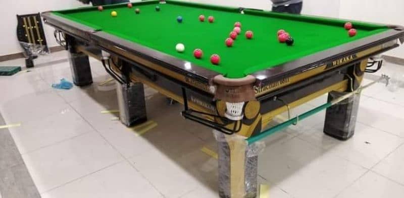 All Snooker Table Available Star /Wiraka / Shender / American / Rasson 4